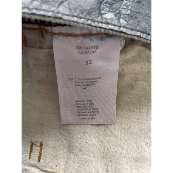 RANCH & DVLPMNT Men’s Distressed Jeans Stacked Zippered Size 32 - Picture 6 of 7